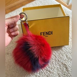 FENDI fur keychain